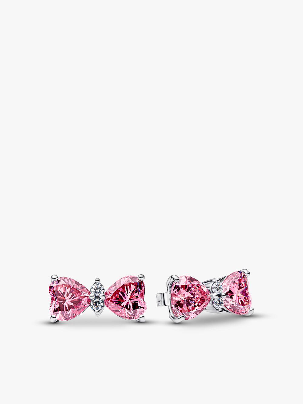 Sparkling Lucky Clover Stud Earrings